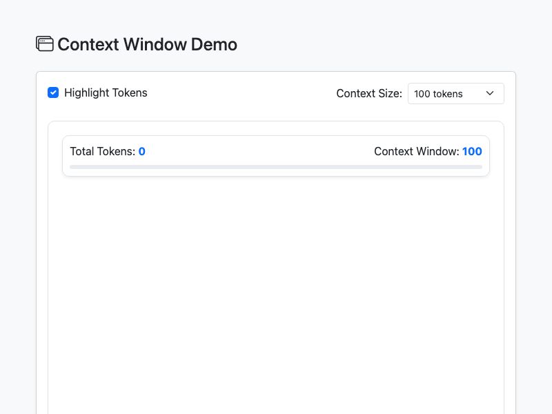 Context Window Demo preview